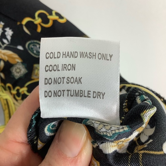 Princess Polly Slip Dress Womens 4 Lucci Chain Belt Floral Mini Whimsigoth Fairy - Picture 12 of 12